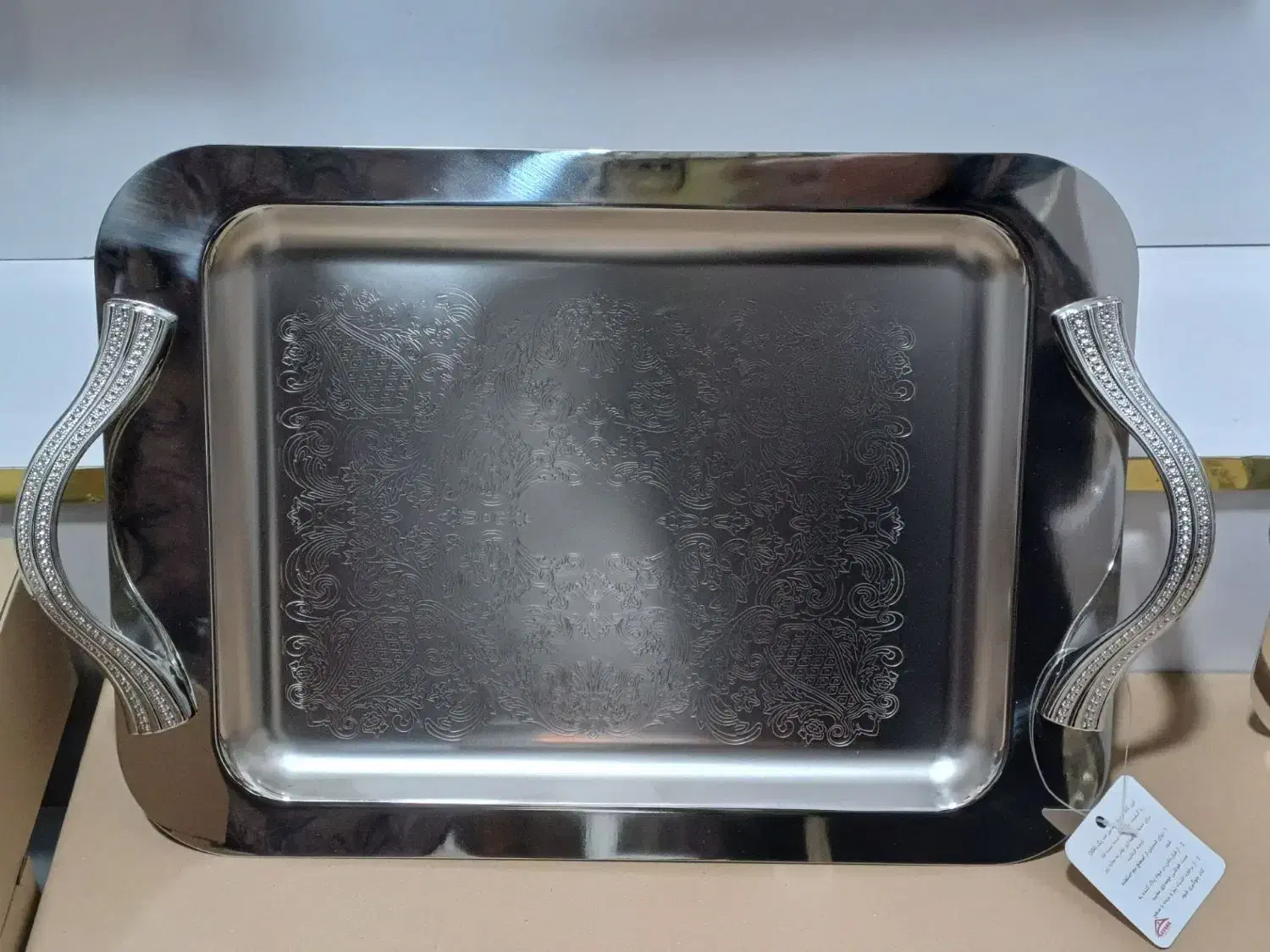 پخش سینی استیل اصل کارتون دار کادویی روز مادر،زن|عمده‌فروشی|رباط‌کریم, شترخوار|دیوار