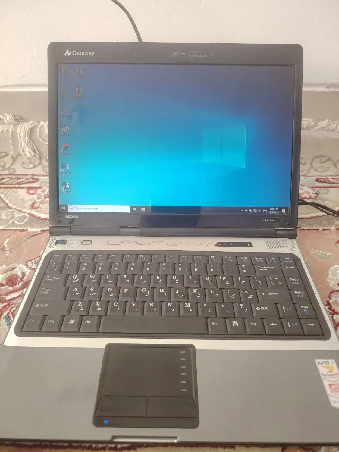 لبتاپ getaway تمیز|رایانه همراه|نجف‌آباد, منتظری شمالی|دیوار