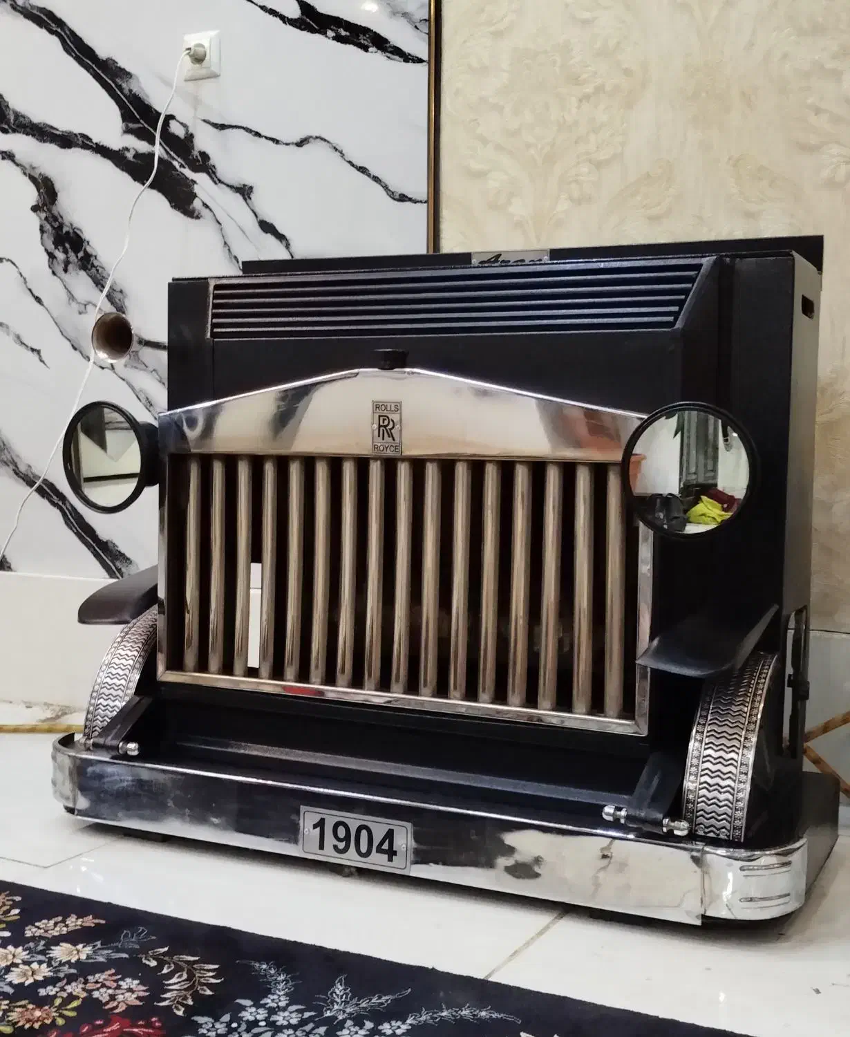 بخاری بزرگ و سنگین مدل ماشین رولزرویس|بخاری، هیتر، شومینه|مشهد, نوید|دیوار