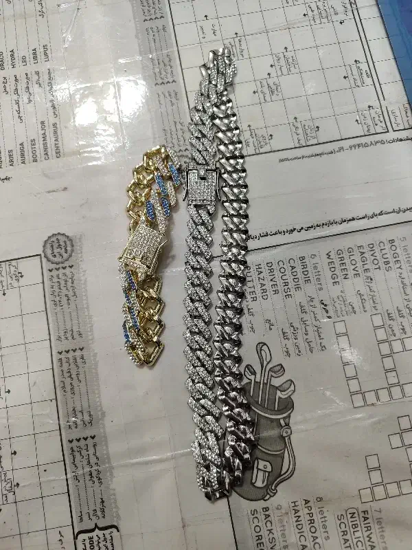 گردنبند دستنبند فول نگین|بدلیجات|رشت, یخسازی|دیوار