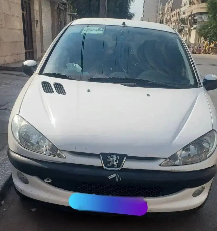 پژو۲۰۶صندوقدارv8 تیپ ۵ موتورtu5 سیمی|خودرو سواری و وانت|اهواز, کوی فرهنگیان ۱|دیوار