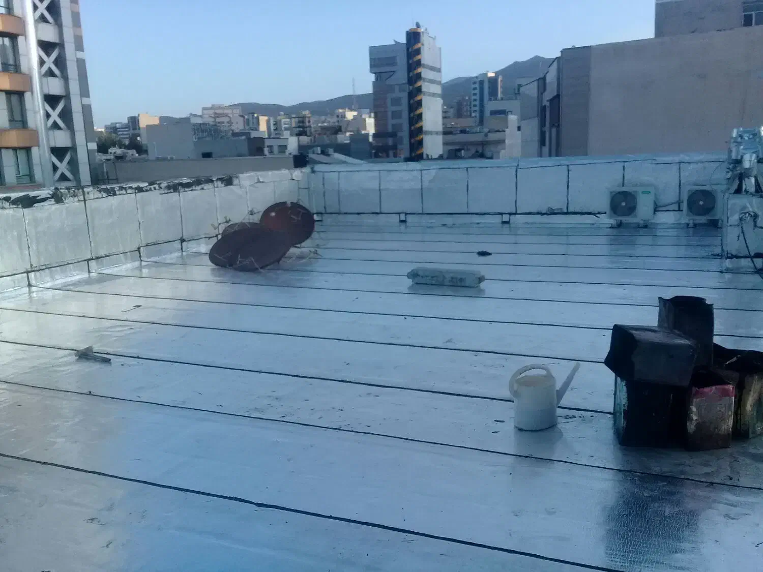 نصب ایزوگام وقیر گونی|خدمات پیشه و مهارت|لالجین, |دیوار