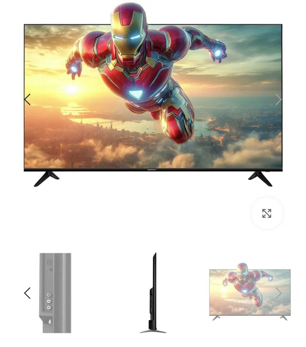 تلویزیون فول اسمارت دنای۵۵اینج|تلویزیون و پروژکتور|تهران, شیخ هادی|دیوار