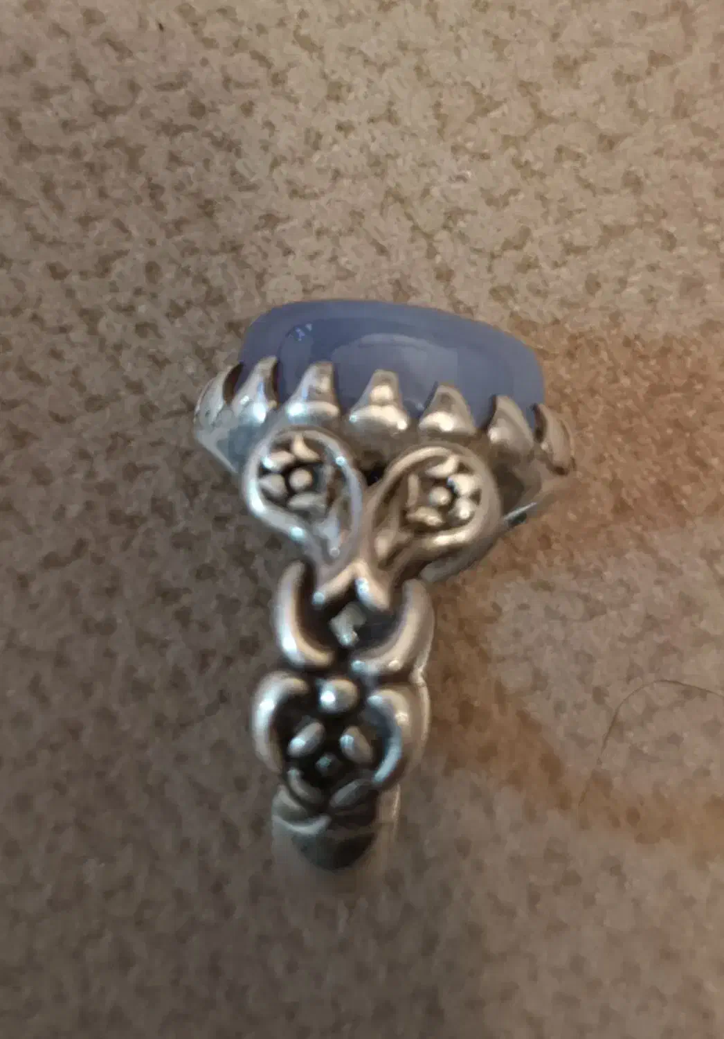 انگشتر عقیق کبود یمنی|جواهرات|یزد, |دیوار