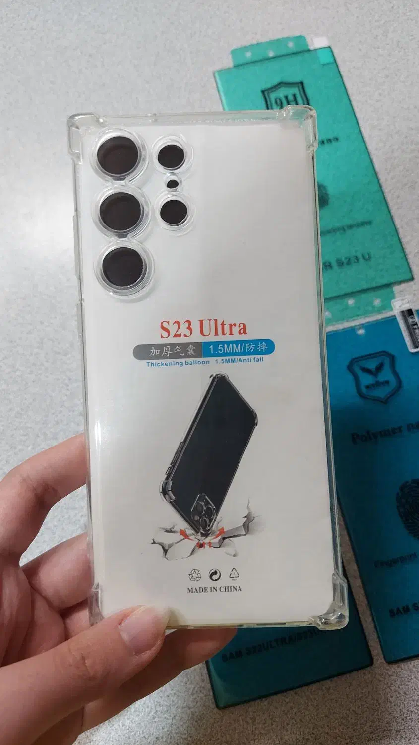 گلس و گارد ژله ای S23 Ultra|لوازم جانبی موبایل و تبلت|لاهیجان, شیشه گران|دیوار