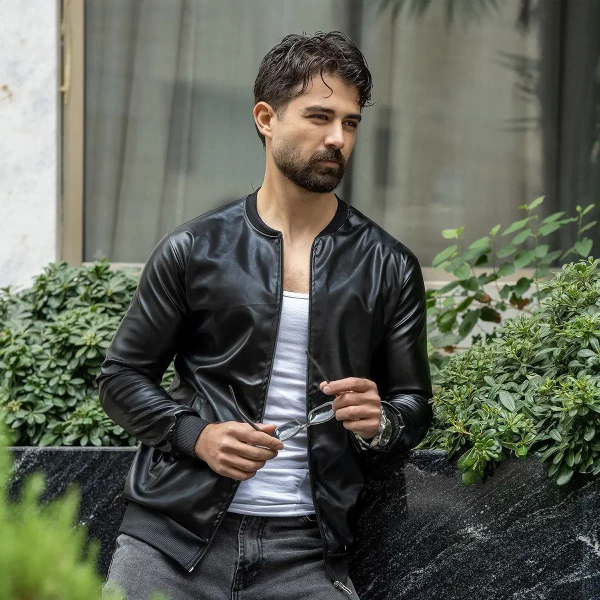 کاپشن چرم مدل Artim|لباس|بم, |دیوار