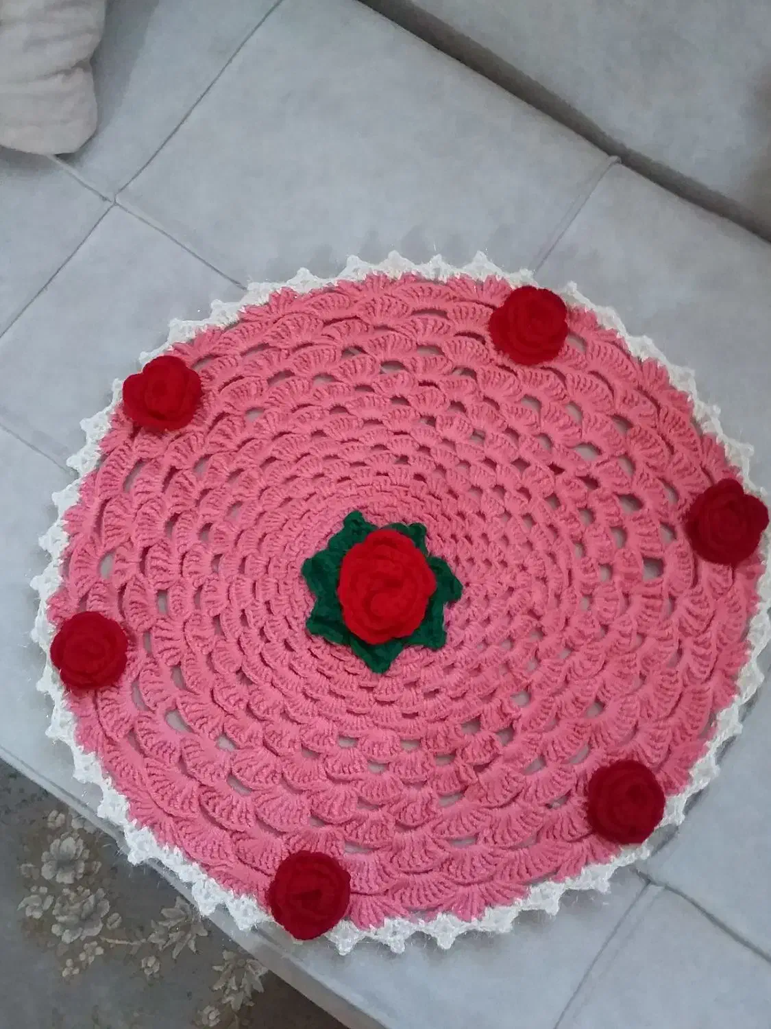 رومیزی کار دست|صنایع دستی و سایر لوازم تزئینی|اسلامشهر, شهرک محمدیه|دیوار