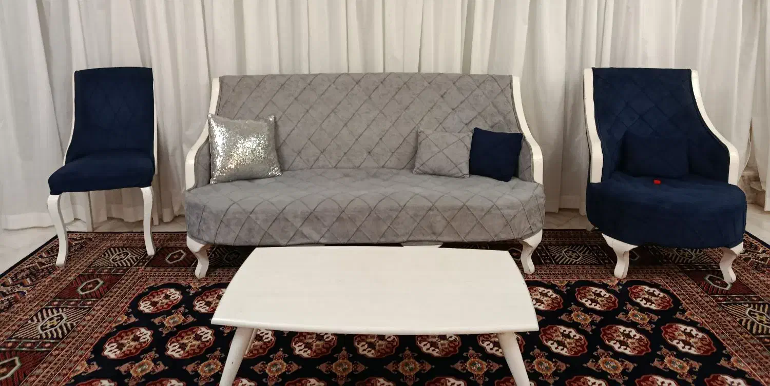 مبلمان ۹ نفره|مبلمان خانگی و میز عسلی|مشهد, شهید بهشتی|دیوار