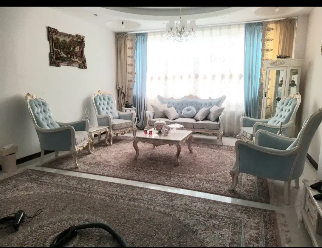 ست مبلمان +میز غذاخوری ۶ نفره+جلومبلی و ویترین|مبلمان خانگی و میز عسلی|اندیشه, اندیشه فاز ۱|دیوار