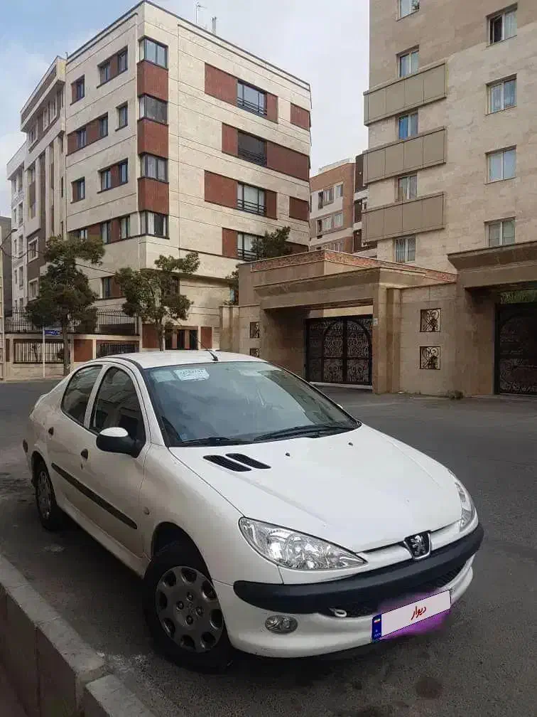 پژو ۲۰۶ صندوق دار V8 فول|خودرو سواری و وانت|تبریز, |دیوار