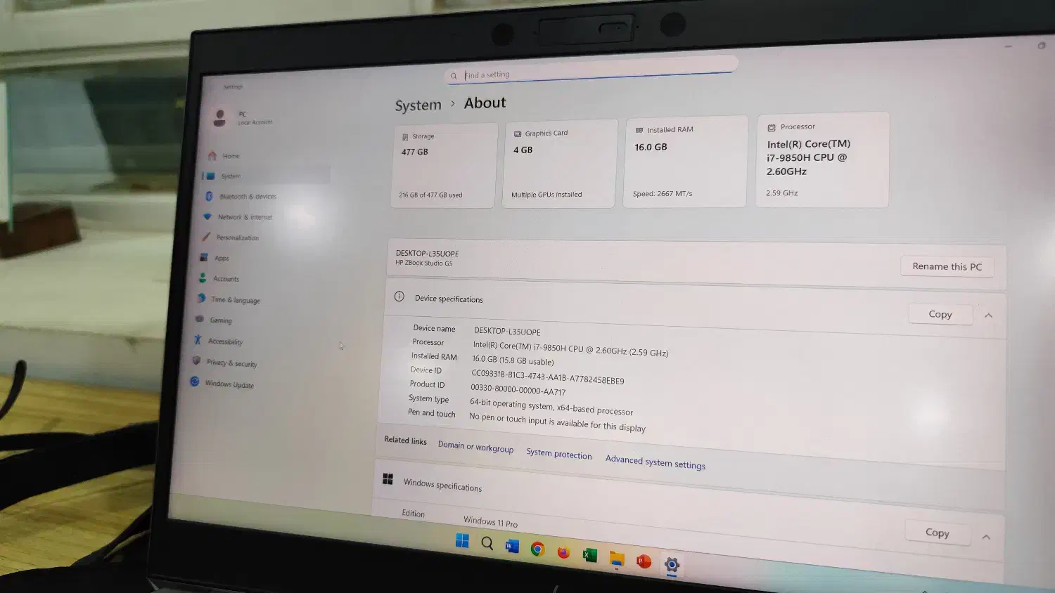 لبتاب hp zbook درحد نو|رایانه همراه|یزد, |دیوار