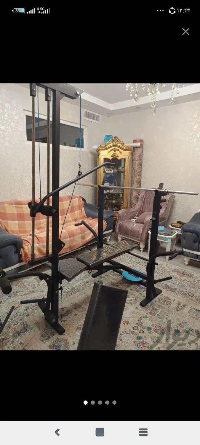 دستگاه بدنسازی|تجهیزات ورزشی|بومهن, |دیوار