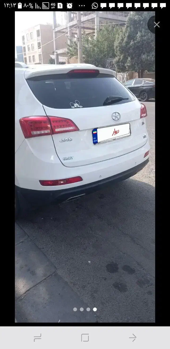 جک s5 مدل ۹۷ اتوماتیک|خودرو سواری و وانت|مشکین‌دشت, |دیوار