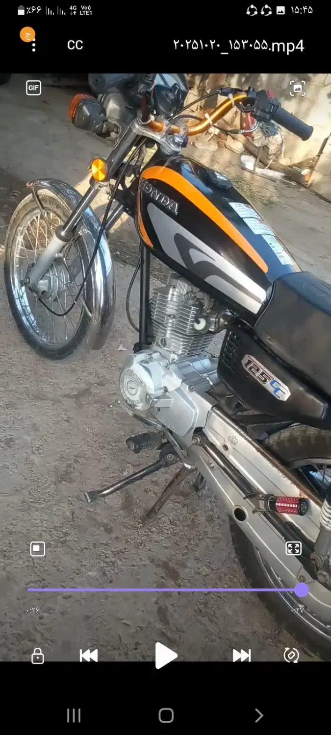 موتور مزایده ۱۵۰ کارخانه مدل 94|موتورسیکلت|فاضل آباد, |دیوار