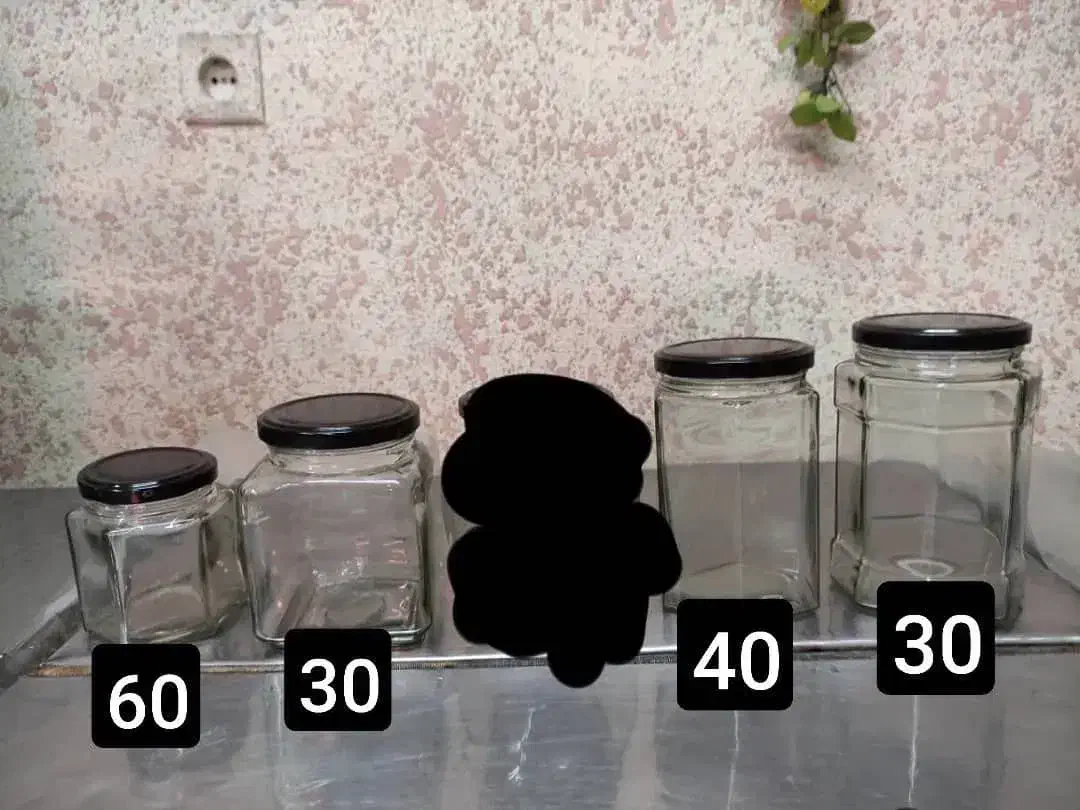 شیشه ( جار) مربا ،عسل، رب|ظروف نگهدارنده، پلاستیکی، یک‌بارمصرف|رودسر, |دیوار