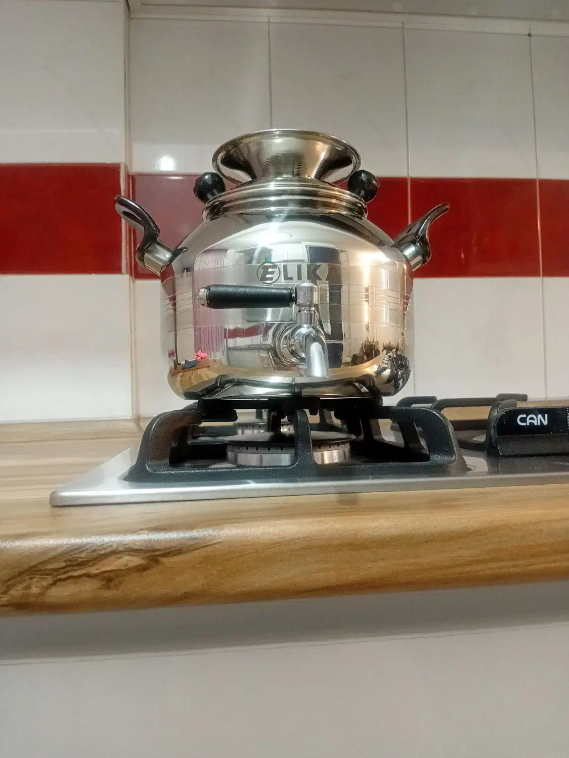 سماور روگازی 4لیتری الیکا|قوری، کتری، قهوه‌ساز دستی|تهران, هفت چنار|دیوار