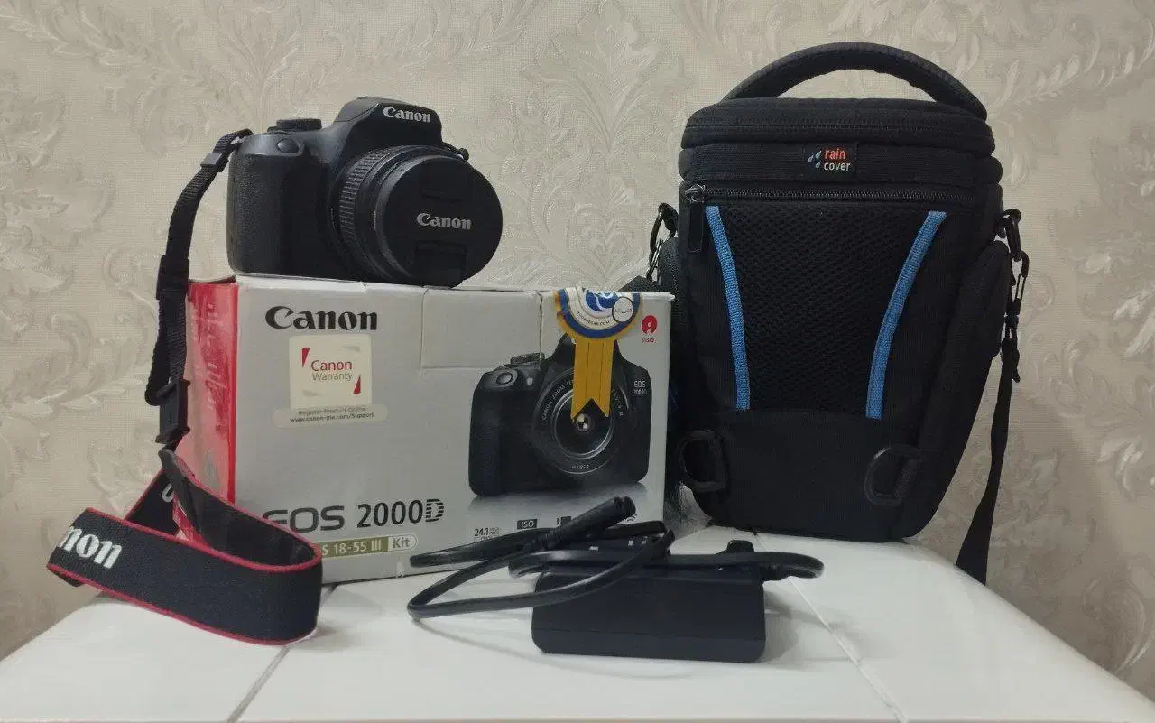 دوربین کنون 2000d فوق العاده تمیز و درحد نو|دوربین عکاسی و فیلمبرداری|اسلامشهر, شهرک واوان|دیوار