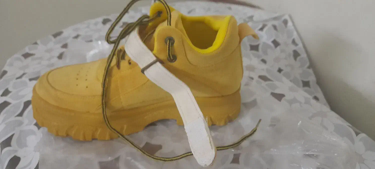 بوت پوتینی خردلی رنگ سایز۳۹.یکبارپاشده فقط۳۲۰ت|کیف، کفش، کمربند|کاشان, بهشتی|دیوار