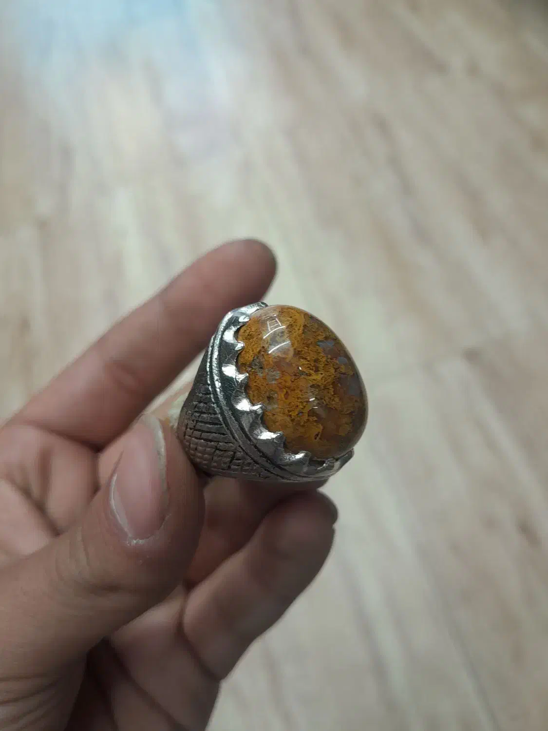 انگشتر با سنگ حضرت امام علی|جواهرات|کرج, اصفهانی‌ها|دیوار