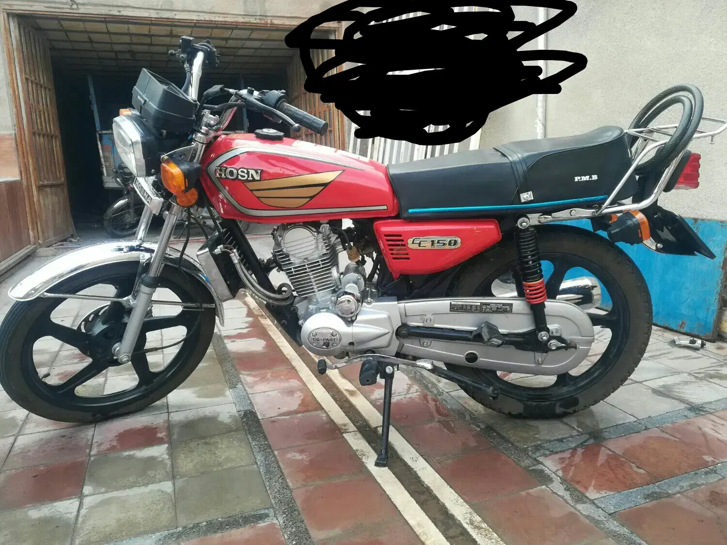 موتور حسنی 200 رادیات و کاربرات کارخانه|موتورسیکلت|رفسنجان, |دیوار