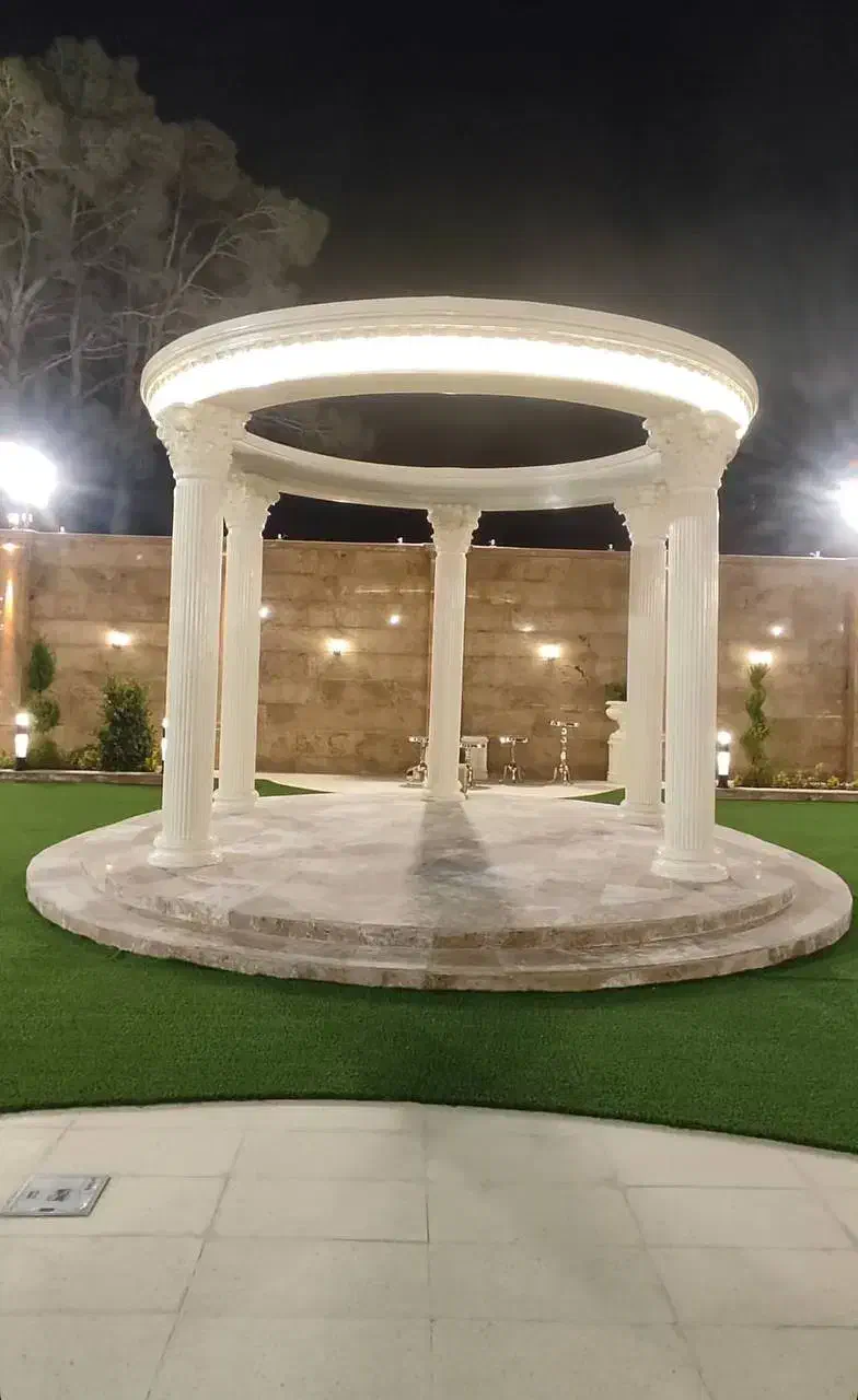 ورودی طراحی باغ عروس آلاچیق آبنما ستون|مصالح و تجهیزات ساختمان|اردبیل, |دیوار