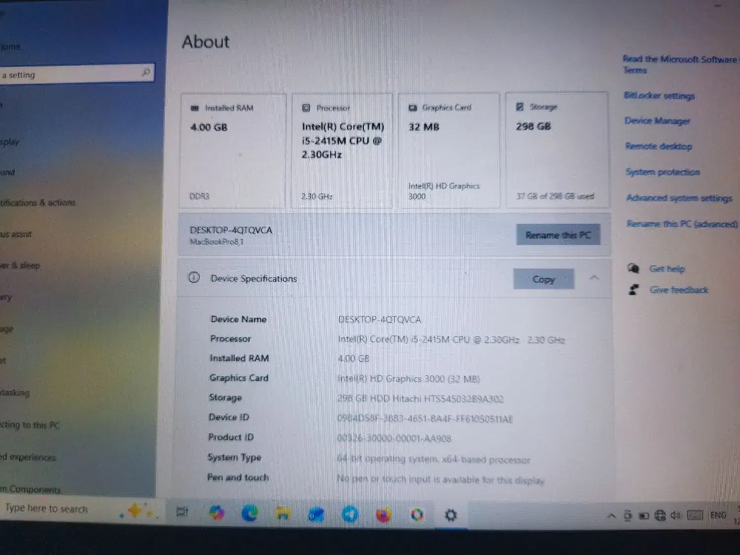 لپ تاب mac book pro|رایانه همراه|حمیدیه, |دیوار