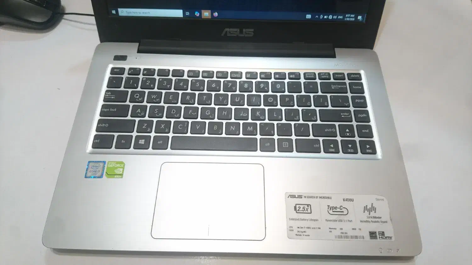 لپ تاپ ASUS K456U|رایانه همراه|دزفول, |دیوار