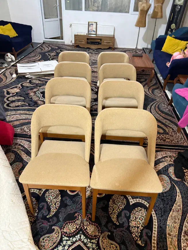 میز و صندلی ناهارخوری ۸نفره|میز و صندلی غذاخوری|کرج, شاهین‌ویلا|دیوار