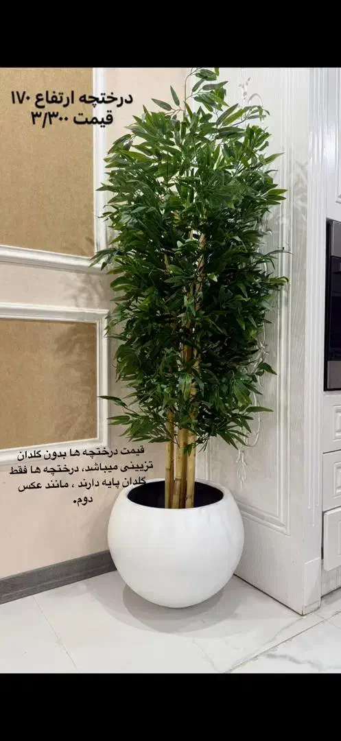 درختچه مصنوعی بامبو (هدیه روز مادر)|گل مصنوعی|قوچان, |دیوار
