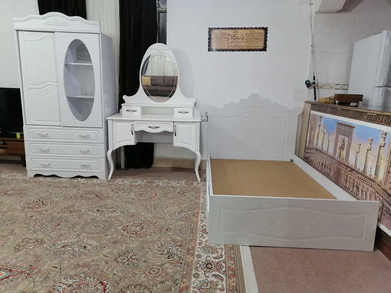 سرویس خواب تمام وکیوم|تخت و سرویس خواب|یاسوج, |دیوار