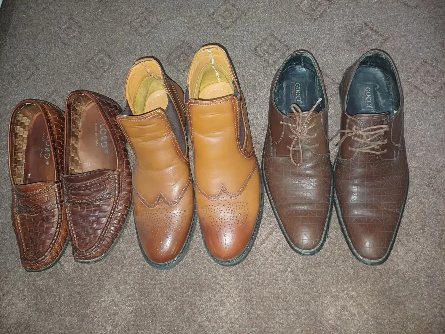 کفش ۴۱ چرم اصل طبیعی|کیف، کفش، کمربند|فلاورجان, |دیوار