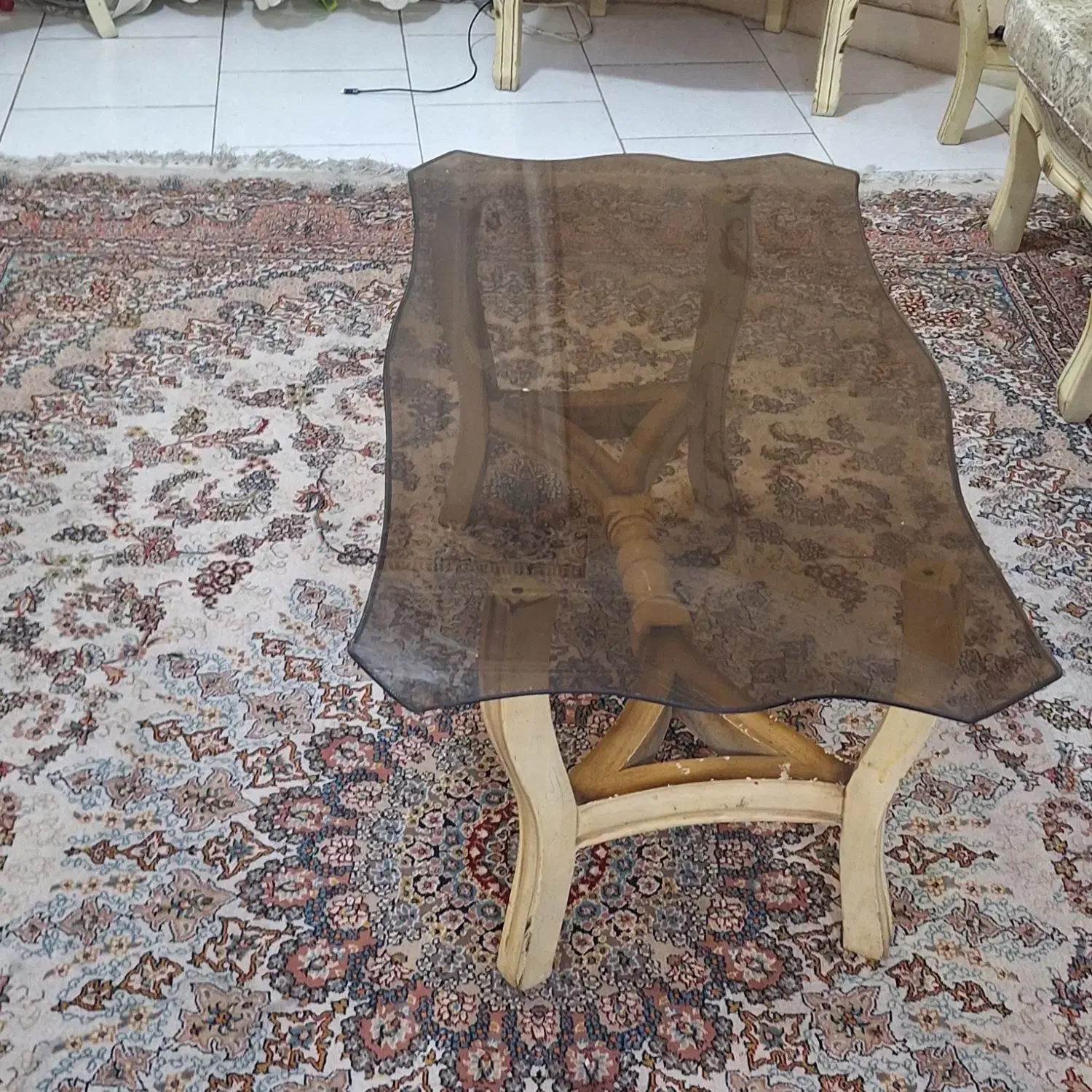 مبلمان سلطنتی تمام چوب راش گرجستان پارچه ترک بقیمت|مبلمان خانگی و میز عسلی|گرگان, |دیوار