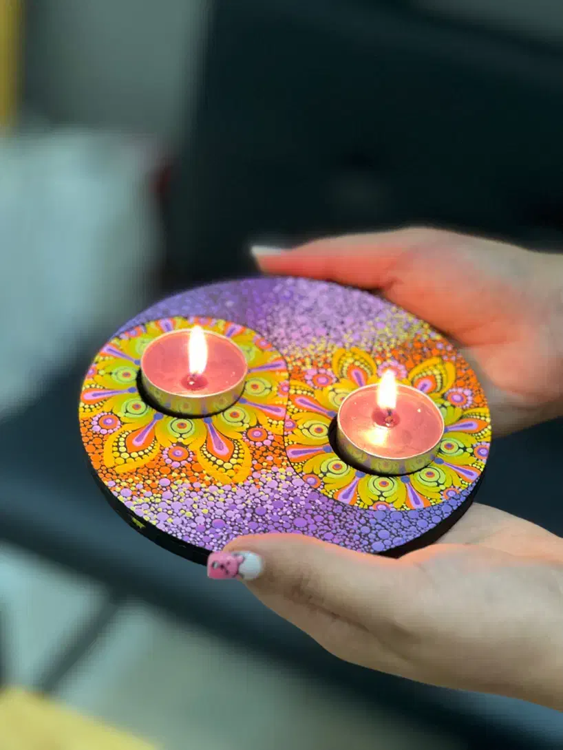 جا شمعی|صنایع دستی و سایر لوازم تزئینی|نور, |دیوار