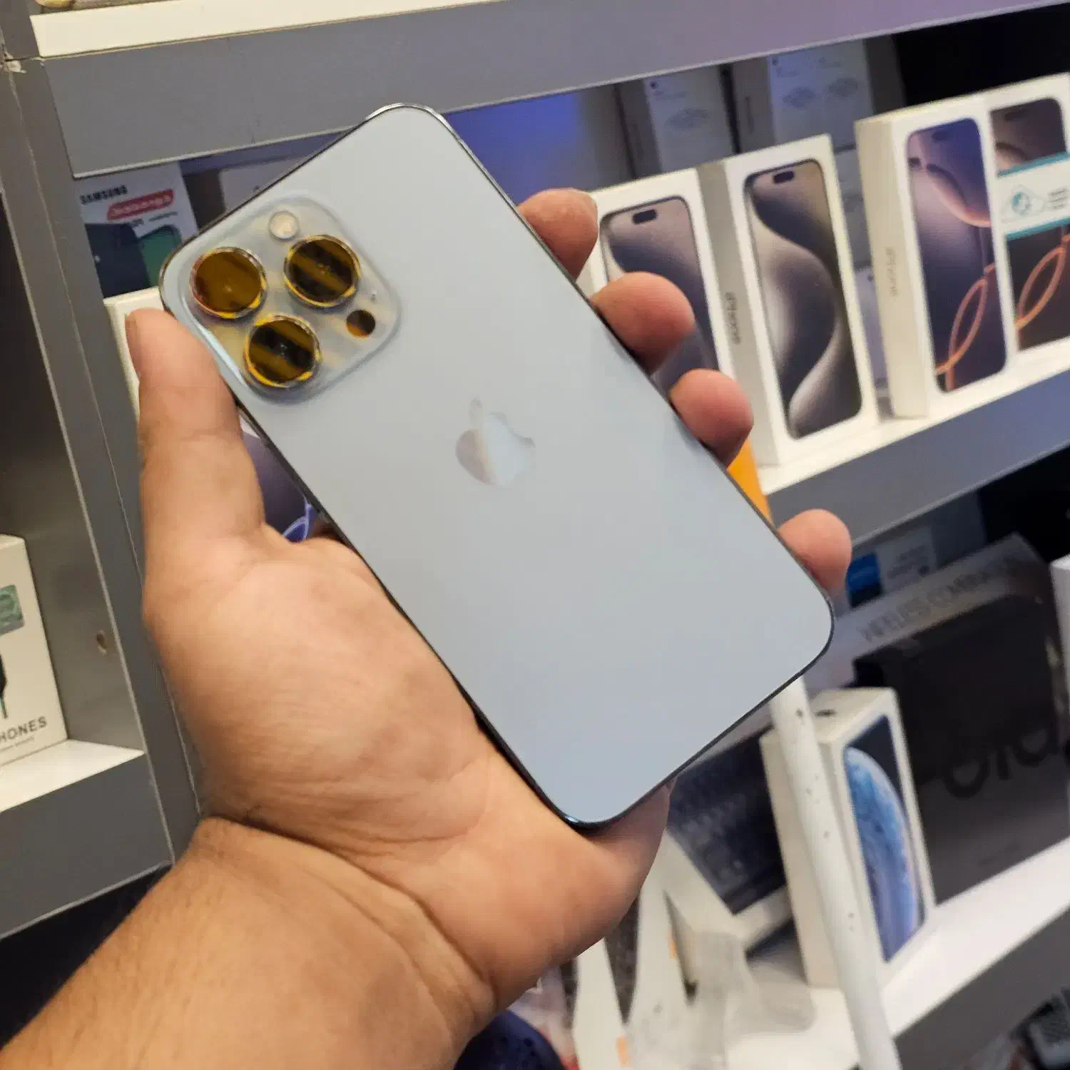 iPhone 13 Pro 256g آبی ZAA دو سیم‌کارت با ضمانت|موبایل|کرج, گوهردشت|دیوار