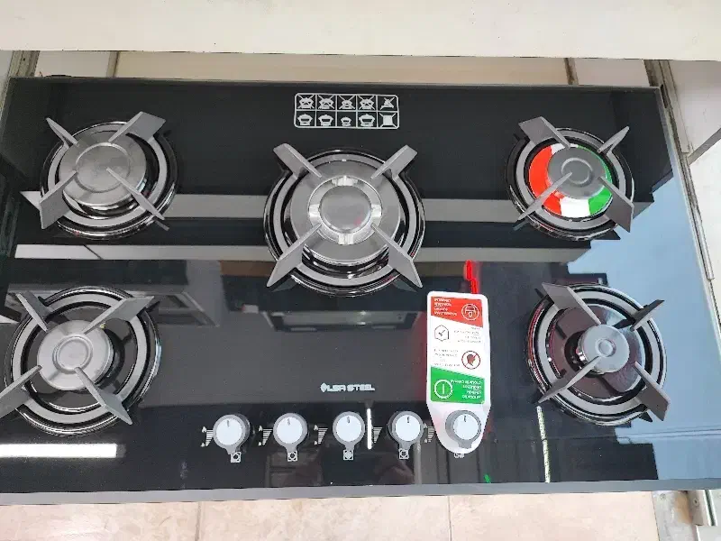 گاز صفحهای شیشهای ترموکوپل تاپ تایم|اجاق گاز و لوازم برقی پختوپز|قم, نیروگاه|دیوار