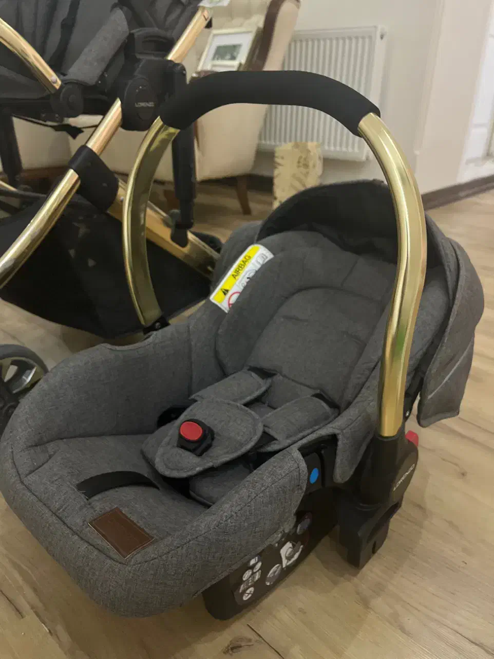 کالسکه کریر صندلی غذا و تخت کنار مادر کودک|کالسکه و لوازم جانبی|رودهن, |دیوار