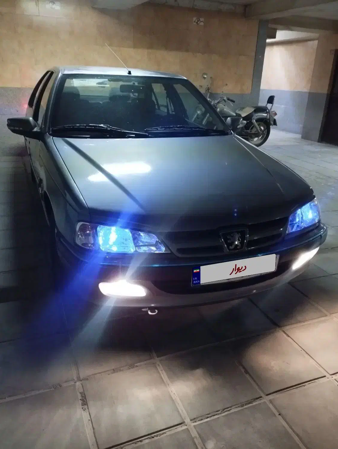 پژو پارس 92دوگانه شرکتی خاکستری|خودرو سواری و وانت|رزن, |دیوار