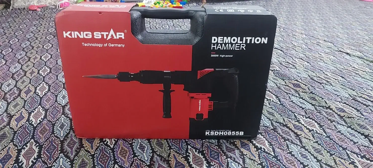 هیلتی چکش تخریب ۹ کیلویی صنعتی کینگ استارمدل 0855B|ابزارآلات|قم, علی آباد سعدگان|دیوار