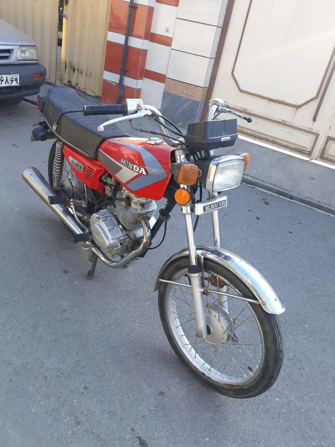 موتور هندا مدارک کامل پلاک ملی موتوری لال لال|موتورسیکلت|گنبد کاووس, |دیوار