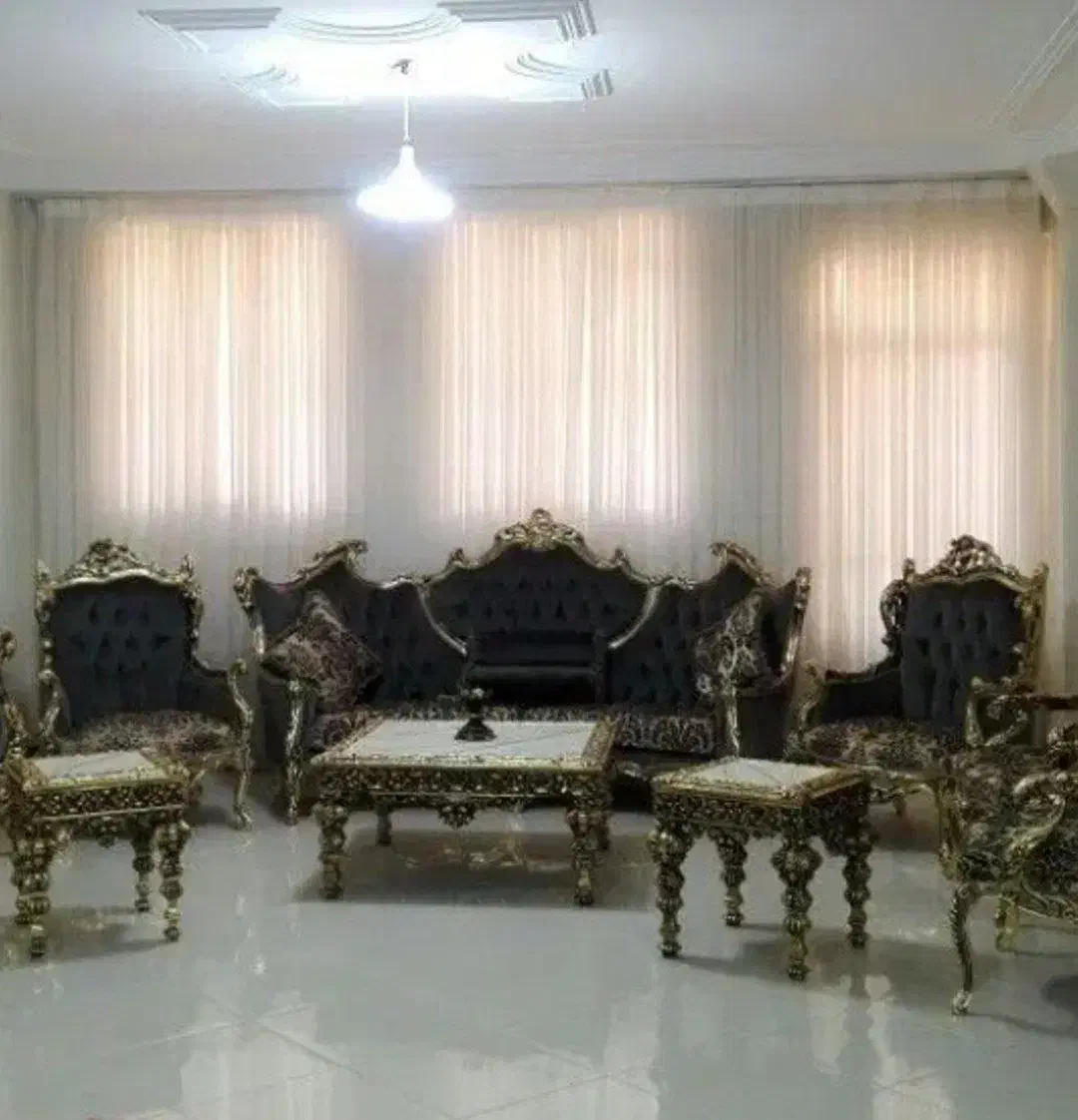 پرده سالن ترک  حدود ۵ متر|پرده، رانر، رومیزی|صباشهر, |دیوار