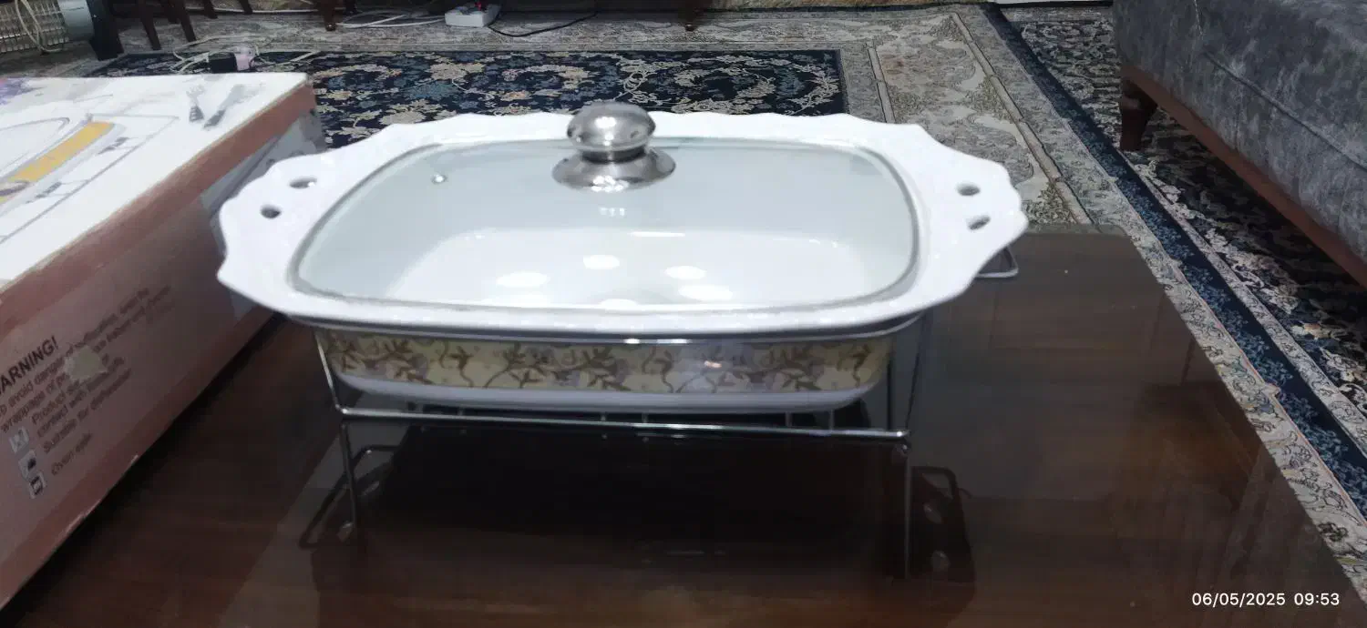 ظرف نهار خوری با حرارت شمع|ظروف پخت‌وپز|قم, نخودی|دیوار