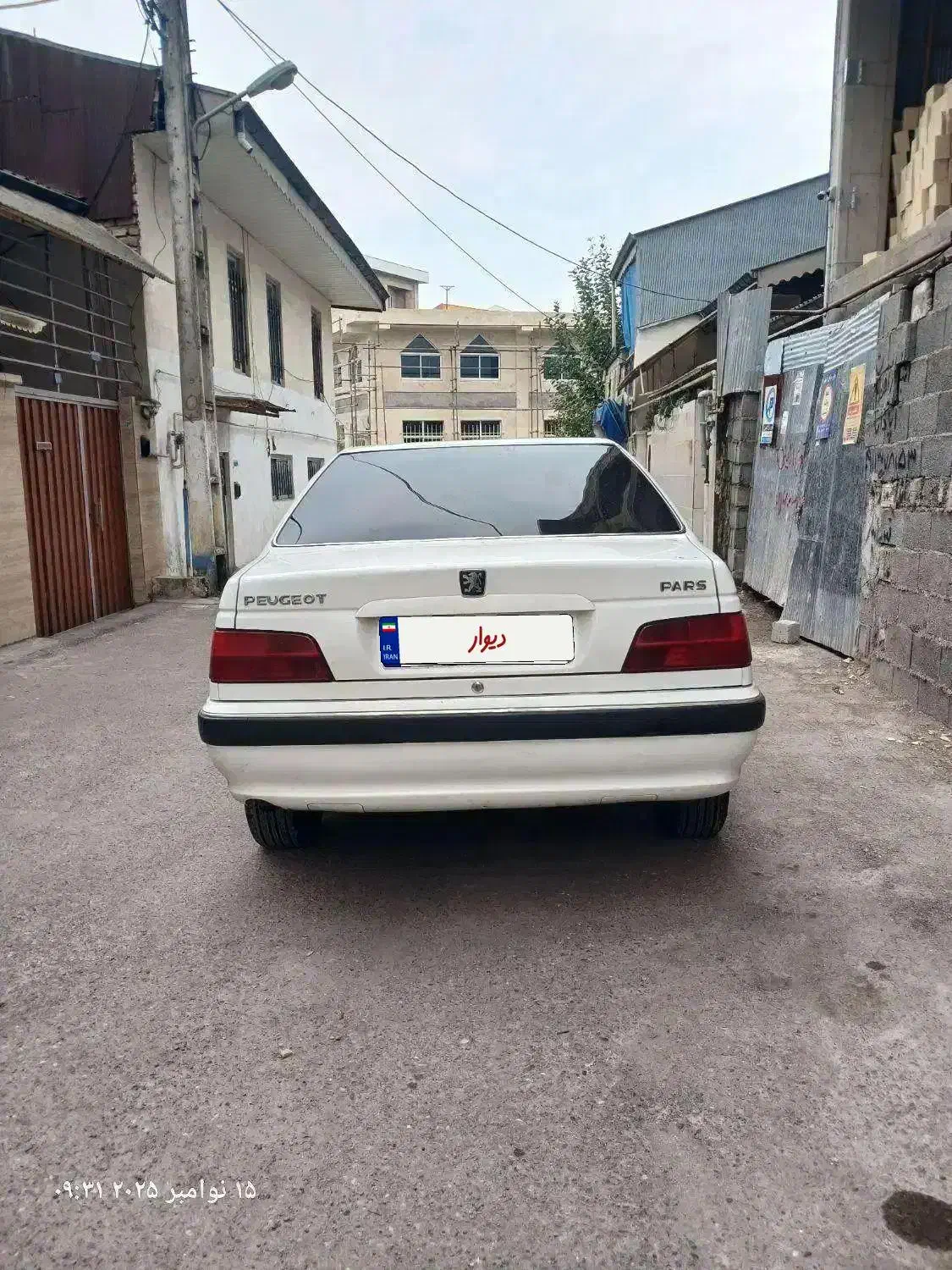 پژو پارس سال مدل ۹۹ بی رنگ بی ضربه|خودرو سواری و وانت|رشت, دیلمان|دیوار