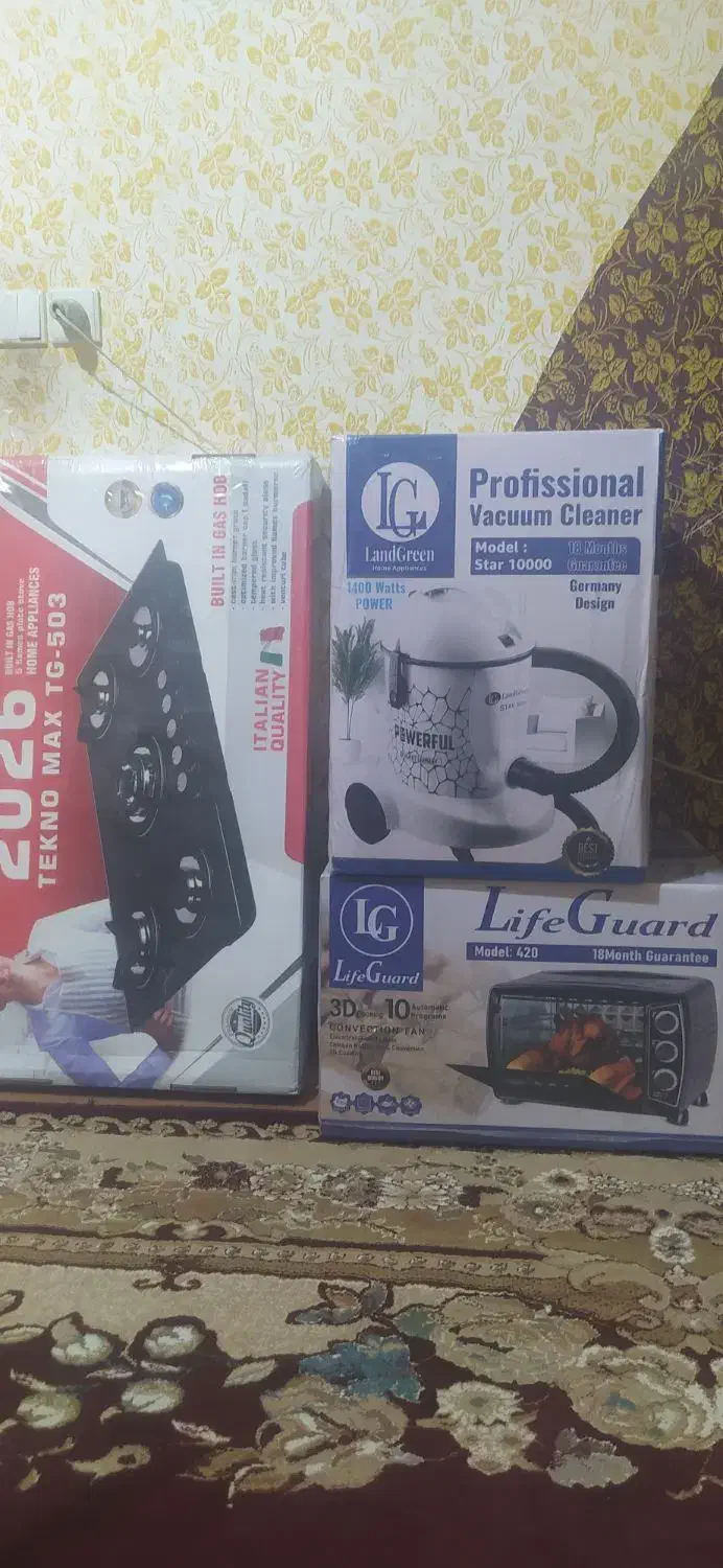 فروش جارو ال جی و گاز صفحه ای|سایر لوازم برقی|شوشتر, |دیوار