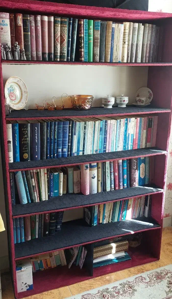 کتابخانه|کتابخانه، شلف، قفسه‌های دیواری|اردبیل, |دیوار