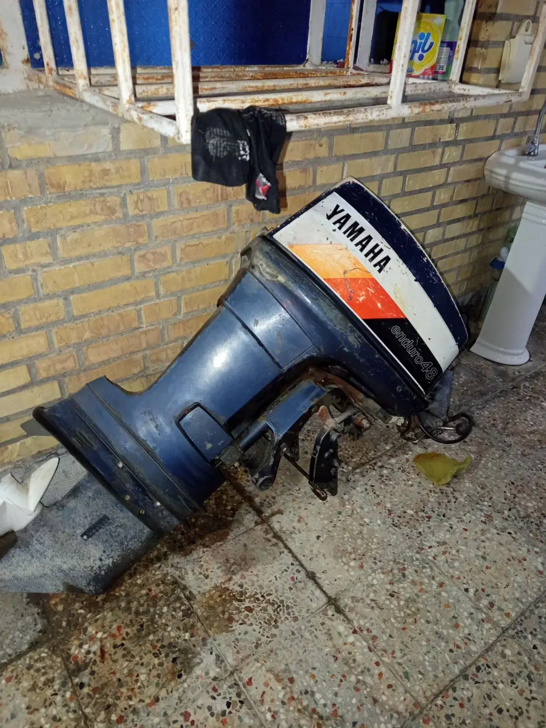 موتور قایق 48 با قایق 23|قایق و سایر وسایل نقلیه|بندر ماهشهر, |دیوار