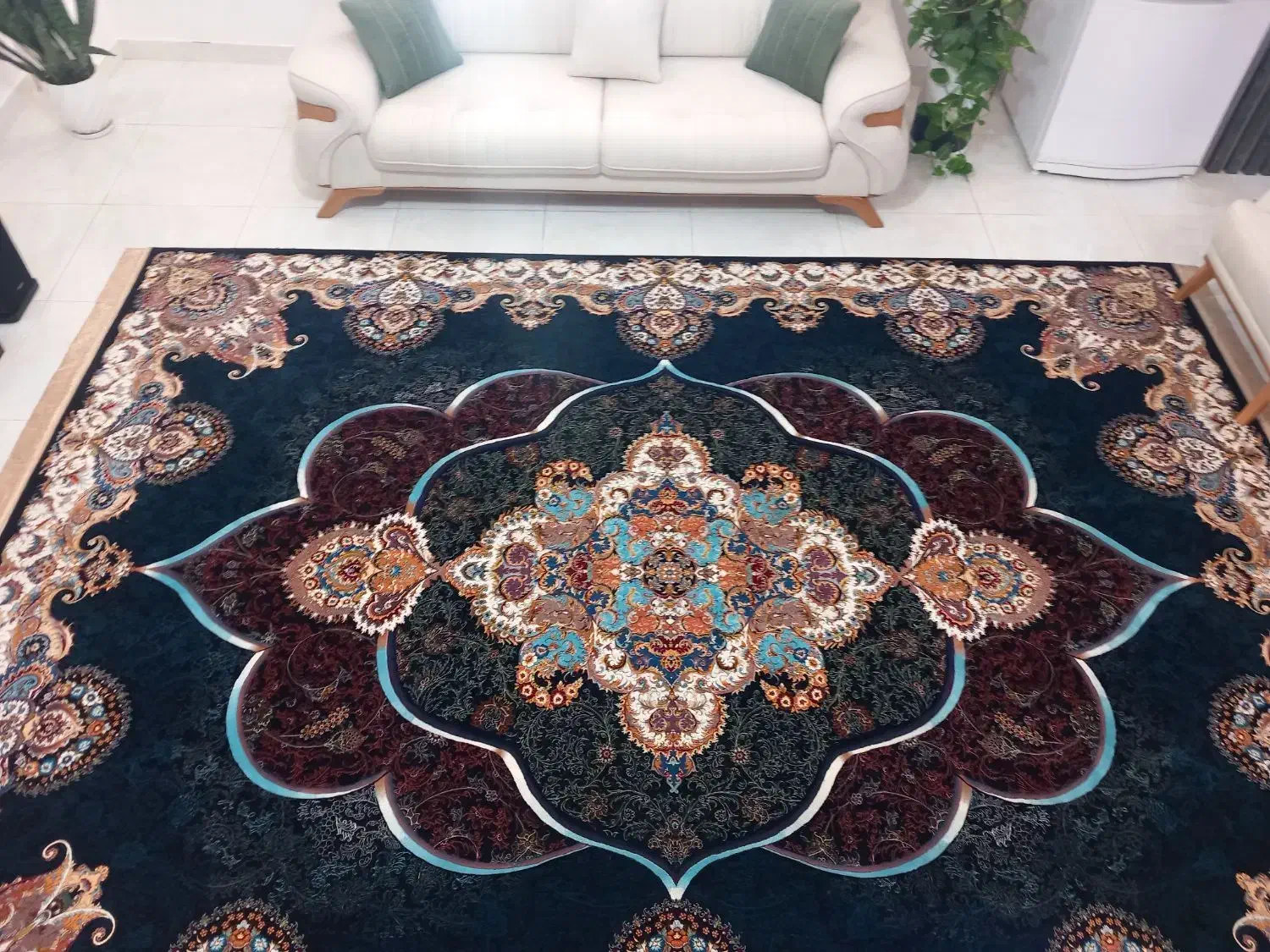 فرش ۱۲ متری|فرش|لشت نشا, |دیوار