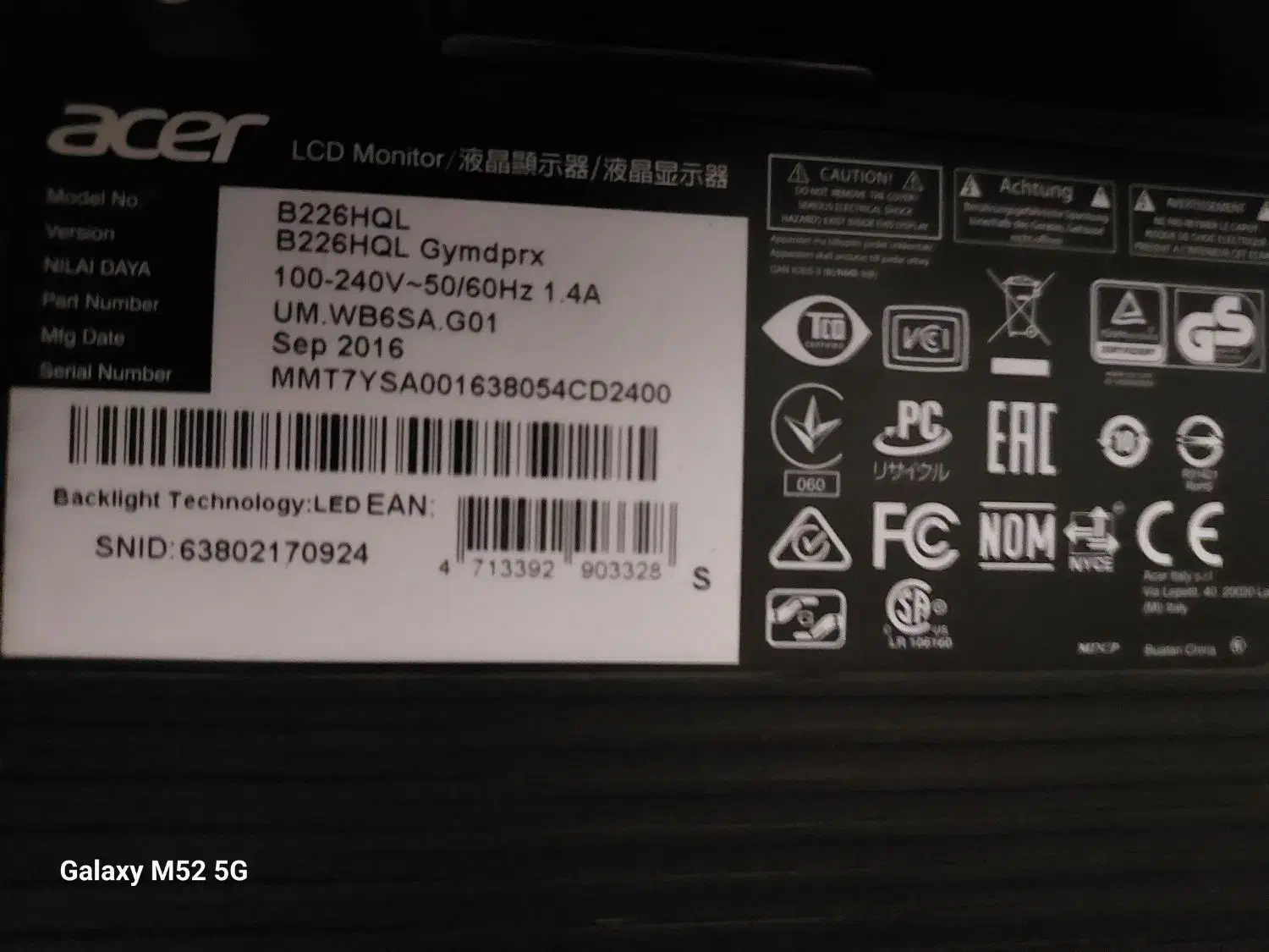 مانیتور acer|قطعات و لوازم جانبی رایانه|نجف‌آباد, ۲۲ بهمن|دیوار