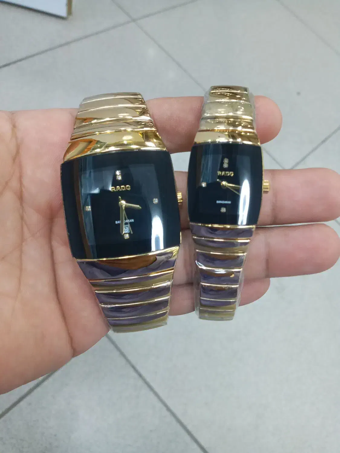 ست رادو طلای صفحه مشکی نونو ضداب|ساعت|خاش, |دیوار