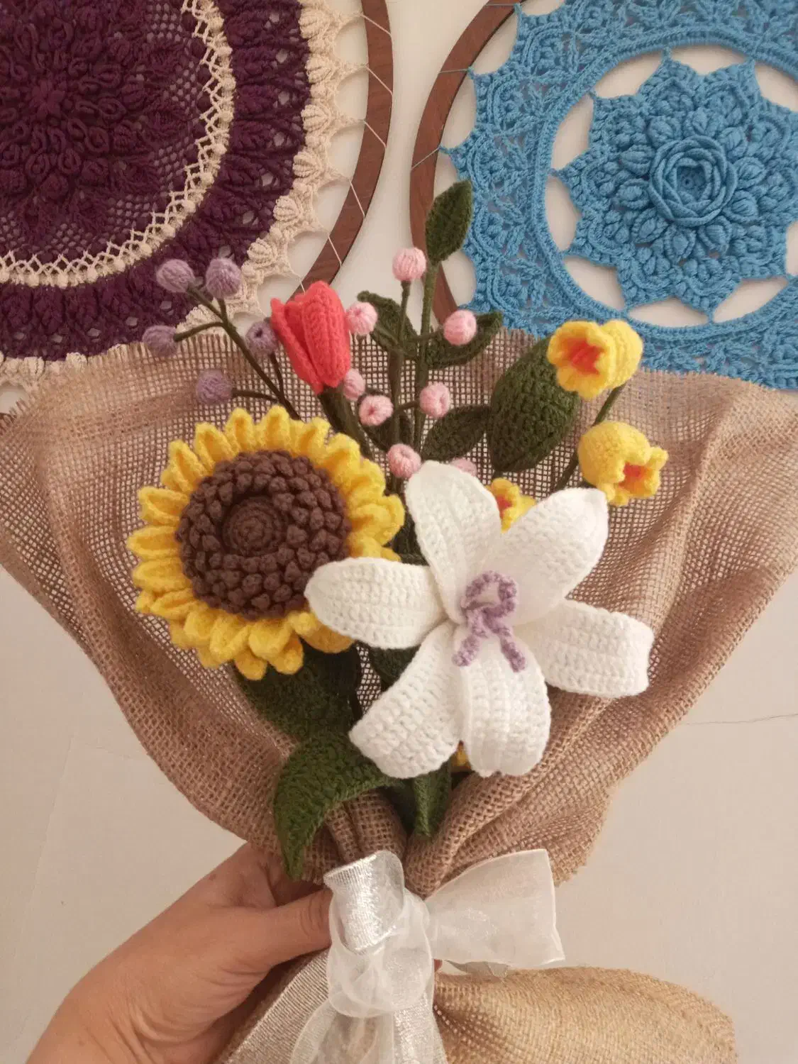 عنواع عروسک دست بافت|صنایع دستی و سایر لوازم تزئینی|قرچک, شهرک طلائیه|دیوار