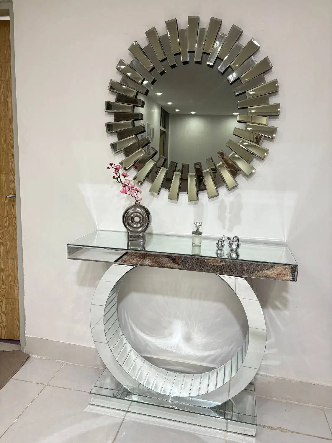 آیینه کنسول آیینه ایی|بوفه، ویترین، کنسول|رامیان, |دیوار